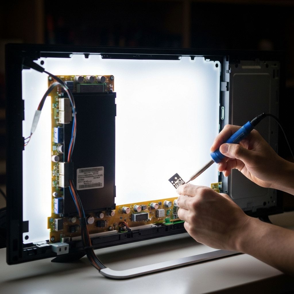 Backlight working perfectly after capacitor replacement