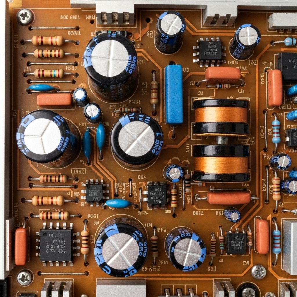 Failed 85°C rated capacitors