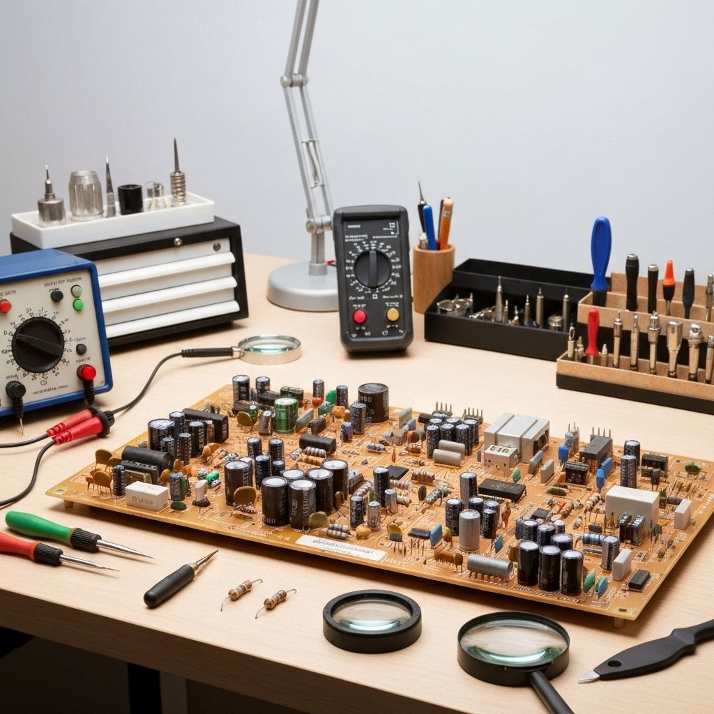Samsung TV No Power - Capacitor Replacement