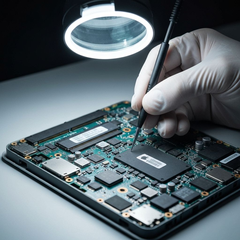 Clean Pads and Install New PMIC