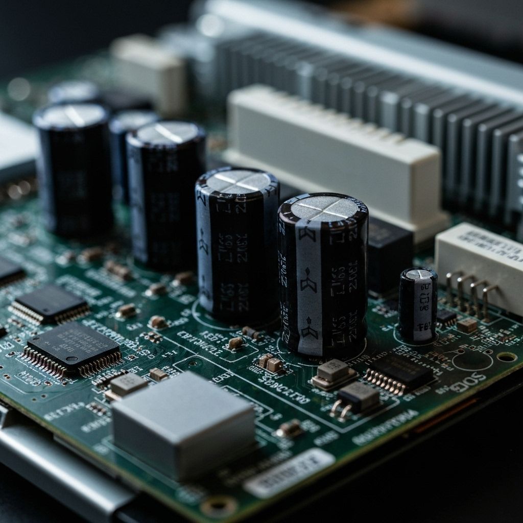 New 105°C capacitors installed